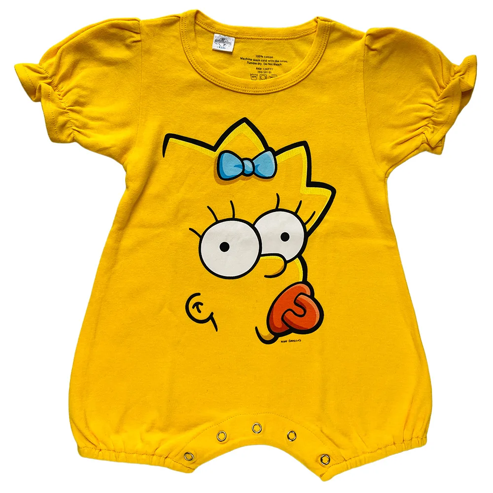 Macacão amarelo da Maggie dos Simpsons - 18M - Universal Studios